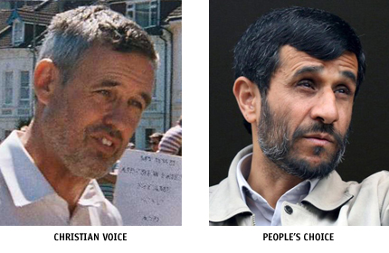 green and ahmadinejad