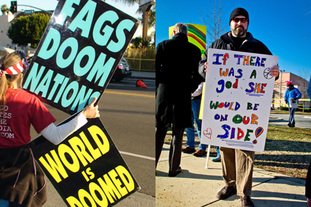 gay placards