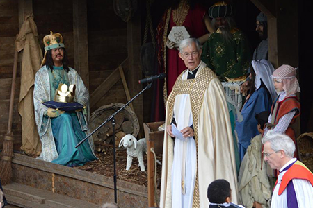 Photo of nativity scene at Canterbury