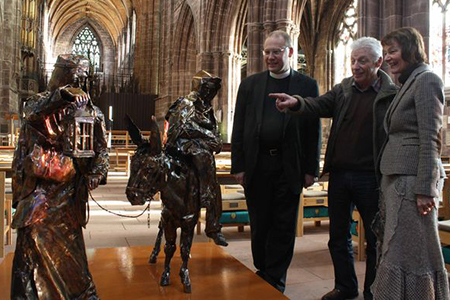 Photo of nativity scene in Chester