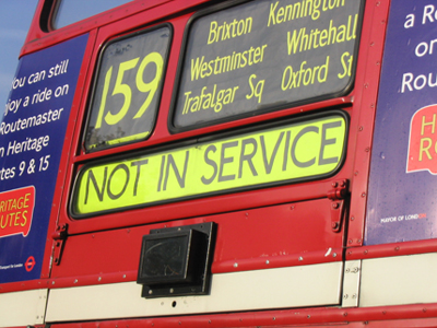 red london bus