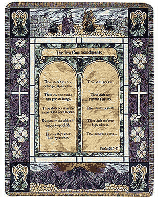 ten commandments blanket
