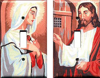 Jesus and Mary switchplates