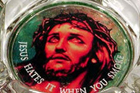 jesus ashtray