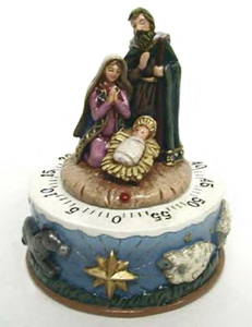 nativity kitchen timer