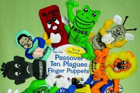 ten plagues finger puppets