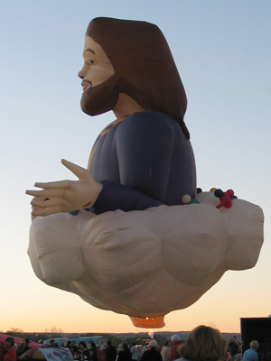 jesus the hot air balloon