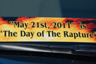 may 21st 2011 bumper sticker
