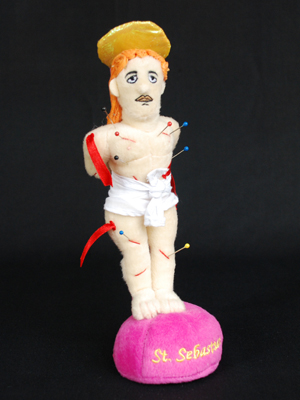 st sebastian pin cushion