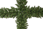 cross christmas tree