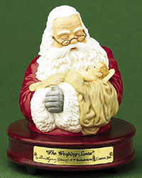 Musical Weeping Santa