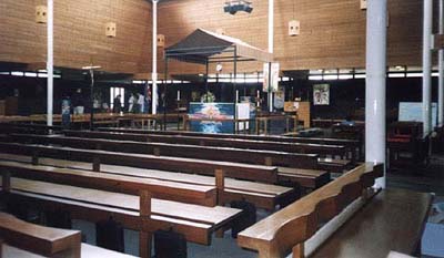 All Saints, Crewe - interior of the church