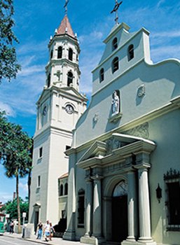 Cathedral-Basilica of St Augustine, St. Augustine, Florida, USA.