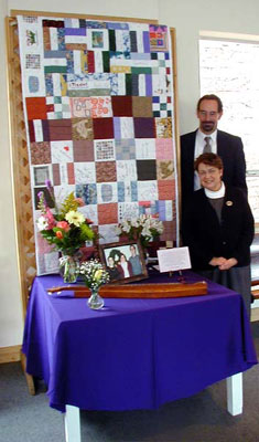 Molly's table at the reception