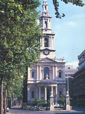 St Mary-le-Strand, The Strand, London