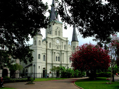 Cathedral of St Louis King of France, New Orleans, Louisiana, USA