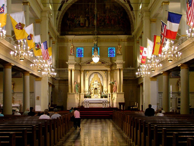 Cathedral of St Louis King of France, New Orleans, Louisiana, USA