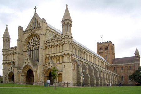 The Abbey and Cathedral of St Alban, St Albans, Hertfordshire