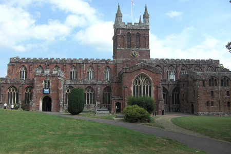 Holy Cross, Crediton, Devon, England