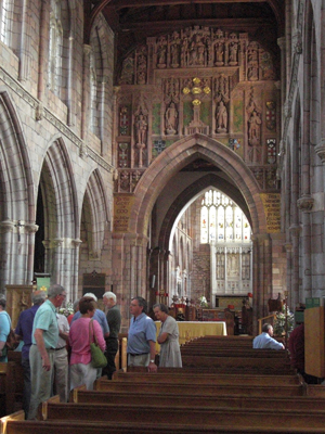 Holy Cross, Crediton, Devon, England