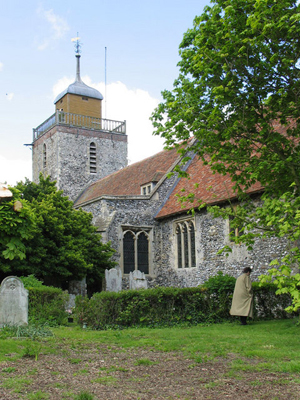 St Mary the Blessed Virgin, Woodnesborough, near Sandwich, Kent, England