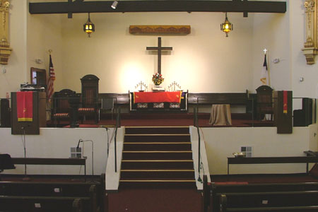 La Plaza Methodist, Los Angeles (interior)