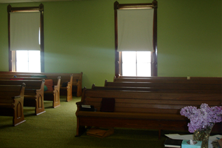 Harmony Primitive Baptist, Matthews, IN (Interior)