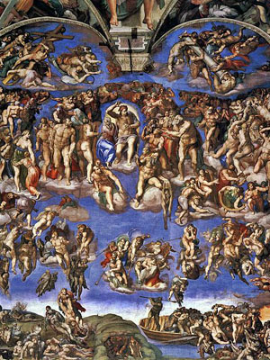 conclave of Cardinals, Vatican (Last Judgment)