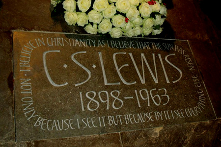 CS Lewis Dedication, Westminster Abbey (Memorial)