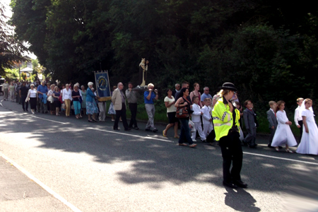 St Winefride, Holywell (Procession)