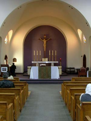 St Mary Star of the Sea, Oceanside, CA (Interior)