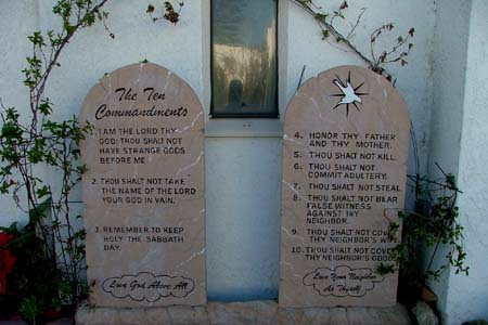 St Mary Star of the Sea, Oceanside, CA (Ten Commandments)