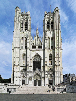 Sts Michael & Gudula Cathedral, Brussels (Exterior)