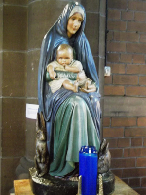 St Faith, Liverpool (Statue)