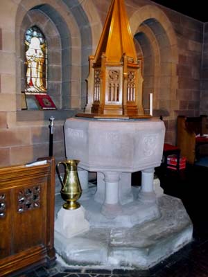 St Ethelwold's, Flintshire (Font)