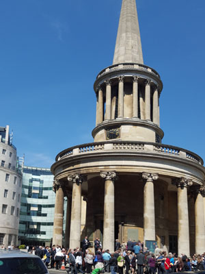 All Souls, Langham Place, London (Exterior)