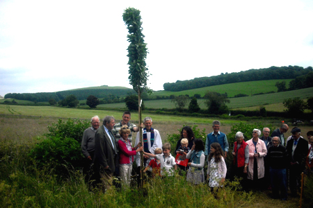 St Mary the Virgin, Upwaltham (Tree planting)