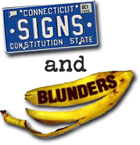 signs and blunders